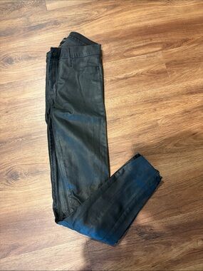 Black Coated Skinny Jeans